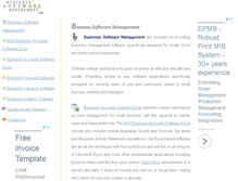 Tablet Screenshot of businesssoftwaremanagement.com